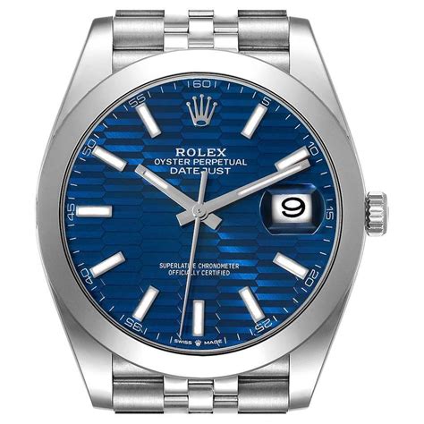 orologio uomo rolex quadrante blu crono|orologi datejust usati.